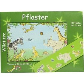 KINDERPFLASTER WILDTIERE - BRIEFCHEN, 10 ST – PZN 9078162 из Германии