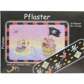 KINDERPFLASTER PIRATEN - BRIEFCHEN, 10 ST – PZN 9078179 из Германии
