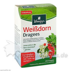 Kneipp Weißdorn Dragees, 240 ST – PZN 9929915 из Германии