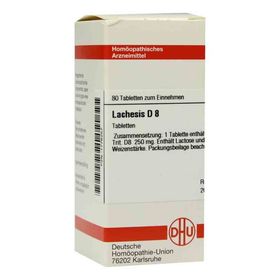 Lachesis D 8 Tabletten (80 stk) – PZN 1776257 из Германии