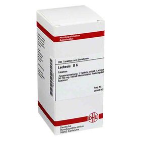 Lachesis D 6 Tabletten (200 stk) – PZN 2102905 из Германии