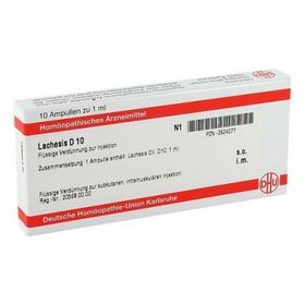Lachesis D 10 Ampullen (10X1 ml) – PZN 2824277 из Германии