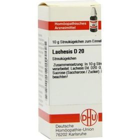 Lachesis D 20 Globuli (10 g) – PZN 4223659 из Германии