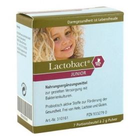 Lactobact Junior 7 Tage Beutel (7X2 g) – PZN 9332790 из Германии