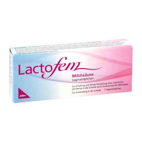 Lactofem Milchsäure Vaginalzäpfchen (7 stk) – PZN 10078055 из Германии