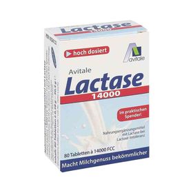 Lactase 14000 Fcc Tabletten im Spender (80 stk) – PZN 10326122 из Германии