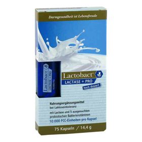 Lactobact Lactase+pro Kapseln (75 stk) – PZN 12399378 из Германии