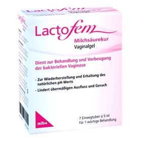 Lactofem Milchsäurekur Vaginalgel (7X5 ml) – PZN 12643921 из Германии