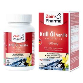 Krill öl Antarktis 500 mg Vanille Kapseln (60 stk) – PZN 13695995 из Германии