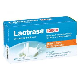 Lactrase 12.000 Fcc Kapseln (90 stk) – PZN 13704085 из Германии