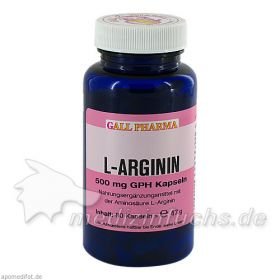 L-Arginin 500mg GPH Kapseln, 80 ST – PZN 1398068 из Германии