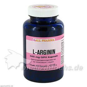 L-Arginin 500mg GPH Kapseln, 160 ST – PZN 1398074 из Германии