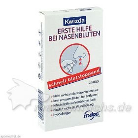 Kwizda Erste Hilfe bei Nasenbluten Nasenstöpsel, 2 ST – PZN 167616 из Германии