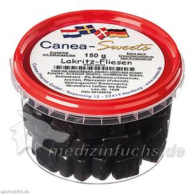 LAKRITZ Fliesen zuckerfrei Canea, 150 G – PZN 188676 из Германии