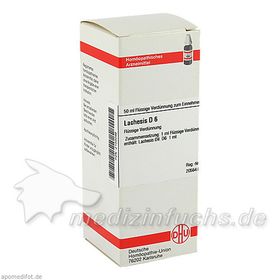 LACHESIS D 6, 50 ML – PZN 2103046 из Германии