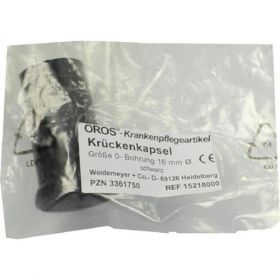 Krückenkaps Gr.0 16mm schw, 1 ST – PZN 3361750 из Германии