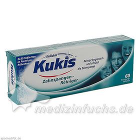 KUKIS Zahnspangenreiniger, 2X30 ST – PZN 348482 из Германии
