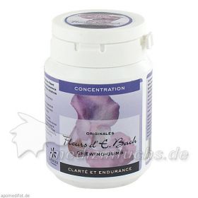 KONZENTRATION Kaugummi nach Dr. Bach, 40 ST – PZN 3629655 из Германии
