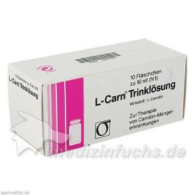 L-Carn Trinklösung, 10X10 ML – PZN 3951003 из Германии