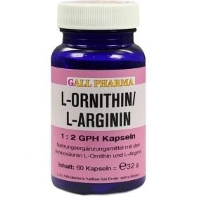 L-ORNITHIN/L-ARGININ 1:2 GPH, 60 ST – PZN 4131756 из Германии