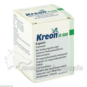 Kreon 10000 Kapseln, 50 ST – PZN 4529306 из Германии