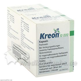 Kreon 10000 Kapseln, 100 ST – PZN 4529507 из Германии