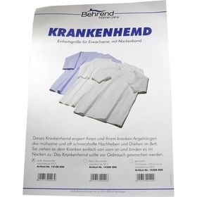 KRANKENHEMD KOCHFEST WEISS, 1 ST – PZN 4559862 из Германии