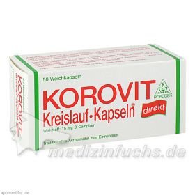 Korovit Kreislauf-Kapseln, 50 ST – PZN 5002216 из Германии