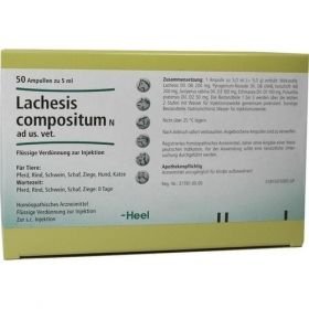 LACHESIS COMPOSITUM N ad us.vet.Ampullen, 50 ST – PZN 52830 из Германии