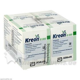 KREON 10.000 Hartkps.m.magensaftr., 200 ST – PZN 5907555 из Германии