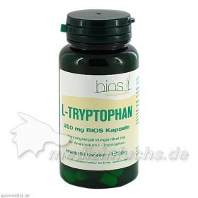 L-Tryptophan 250mg BIOS Kapseln, 100 ST – PZN 5981480 из Германии