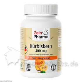Kürbiskern Plus Zink + Magnesium, 60 ST – PZN 609014 из Германии