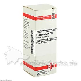 LAMIUM ALBUM D 3, 20 ML – PZN 7171880 из Германии