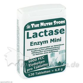 Lactase 5000 FCC Mini Tabletten im Dosierspender, 120 ST – PZN 8641359 из Германии