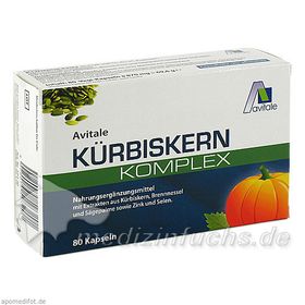 Kürbiskern Komplex Kapseln, 80 ST – PZN 8896510 из Германии