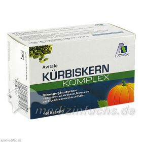 Kürbiskern Komplex Kapseln, 140 ST – PZN 8896585 из Германии