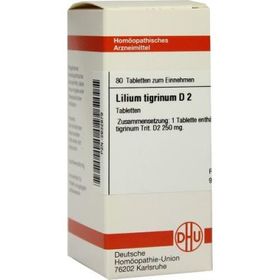 Lilium Tigrinum D 2 Tabletten (80 stk) – PZN 2632879 из Германии