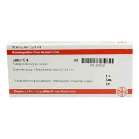 Ledum D 4 Ampullen (10X1 ml) – PZN 2824337 из Германии