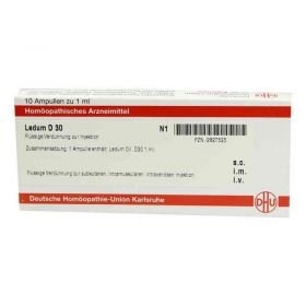 Ledum D 30 Ampullen (10X1 ml) – PZN 2827525 из Германии