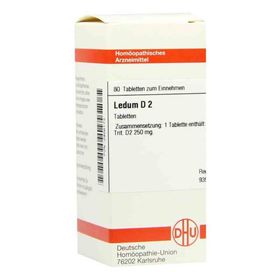 Ledum D 2 Tabletten (80 stk) – PZN 2926173 из Германии