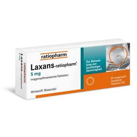 Laxans-ratiopharm 5mg (30 stk) – PZN 3797915 из Германии