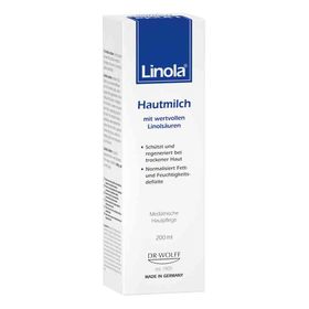 Linola Hautmilch (200 ml) – PZN 4024782 из Германии