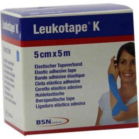 Leukotape K 5cm hellblau (1 stk) – PZN 6110190 из Германии