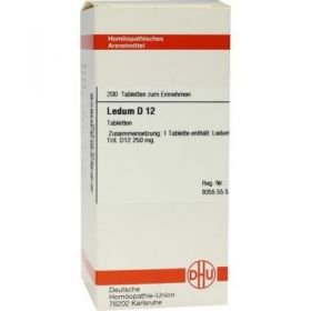 Ledum D 12 Tabletten (200 stk) – PZN 7172193 из Германии