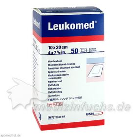 LEUKOMED STERILE PFLASTER 10x20 cm, 50 ST – PZN 1050827 из Германии