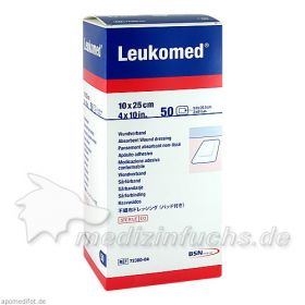 LEUKOMED STERILE PFLASTER 10x25 cm, 50 ST – PZN 1050856 из Германии