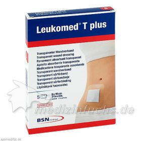 LEUKOMED TRANSP. PLUS STERILE PFL. 8x10 cm, 5 ST – PZN 1051206 из Германии