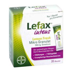 Lefax intens Lemon Fresh Mikro Granul.250 mg Sim. (20 stk) – PZN 10537876 из Германии
