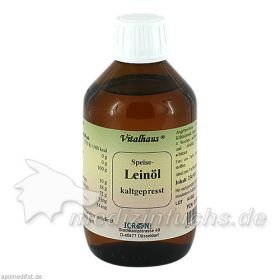 Leinoel Kaltgepresst Vitalhaus, 250 ML – PZN 1295351 из Германии