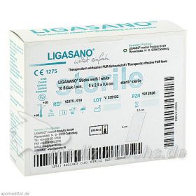 LIGASANO Sticks steril 6x2.5x0.4cm, 10 ST – PZN 1912826 из Германии